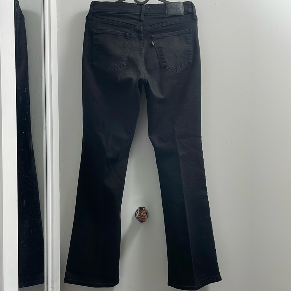 EUC Levi’s Classic Bootcut Black Stretch Denim Jeans